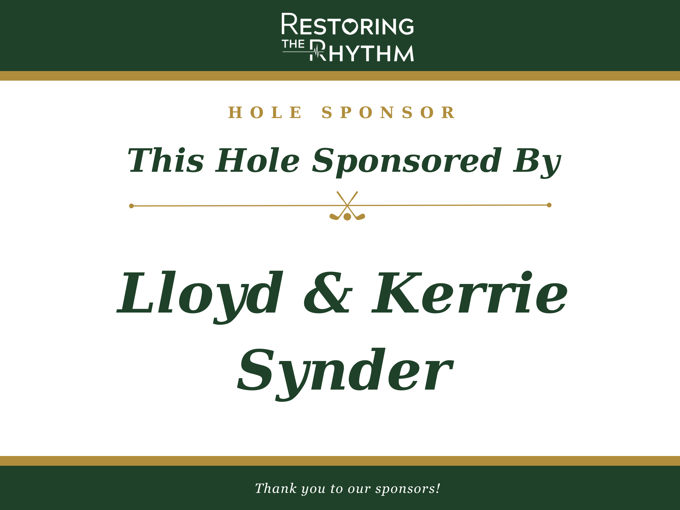 Lloyd & Kerrie Snyder
